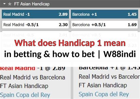 Handicap in Betting: What Does It Mean and How to Bet.